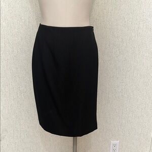 Alfani Black Wrapped Skirt Knee-Length Work